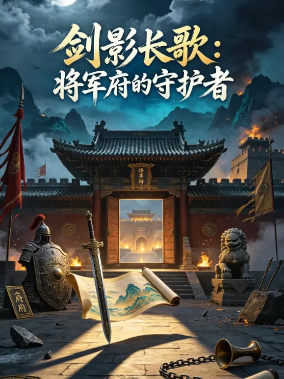 剑影长歌：将军府的守护者动漫海报