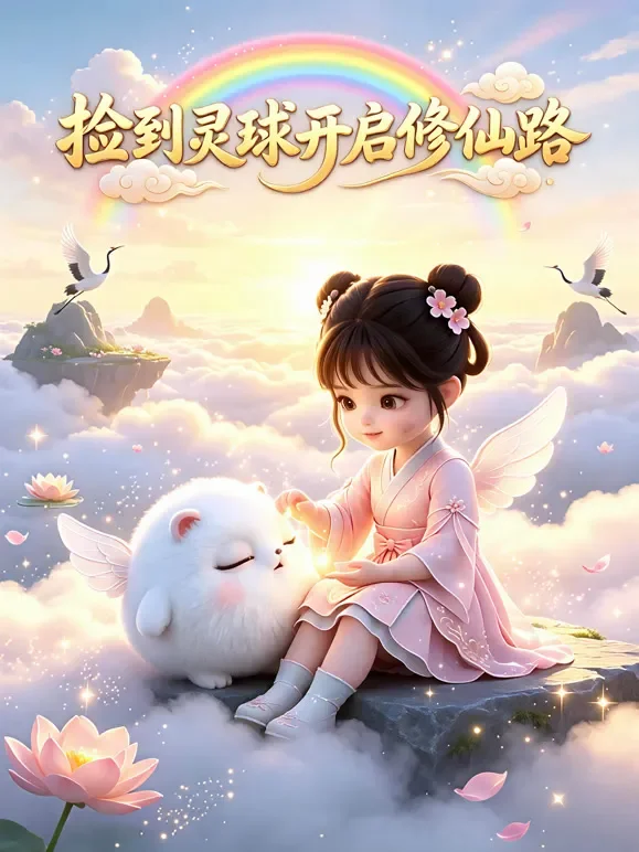 捡到灵球开启修仙路动漫海报