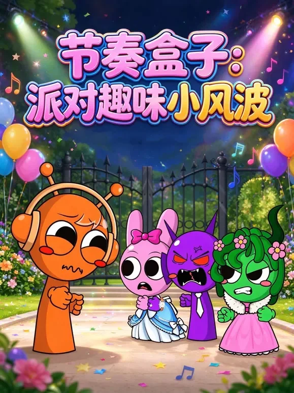 节奏盒子：派对趣味小风波动漫海报