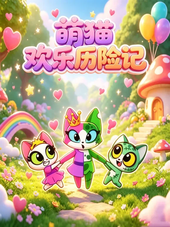 萌猫欢乐历险记动漫海报
