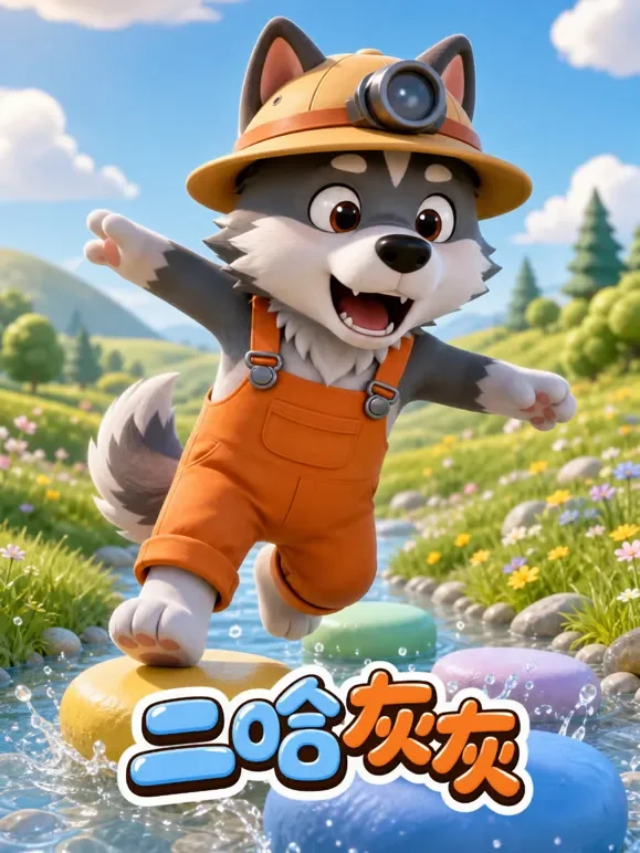 二哈灰灰动漫海报