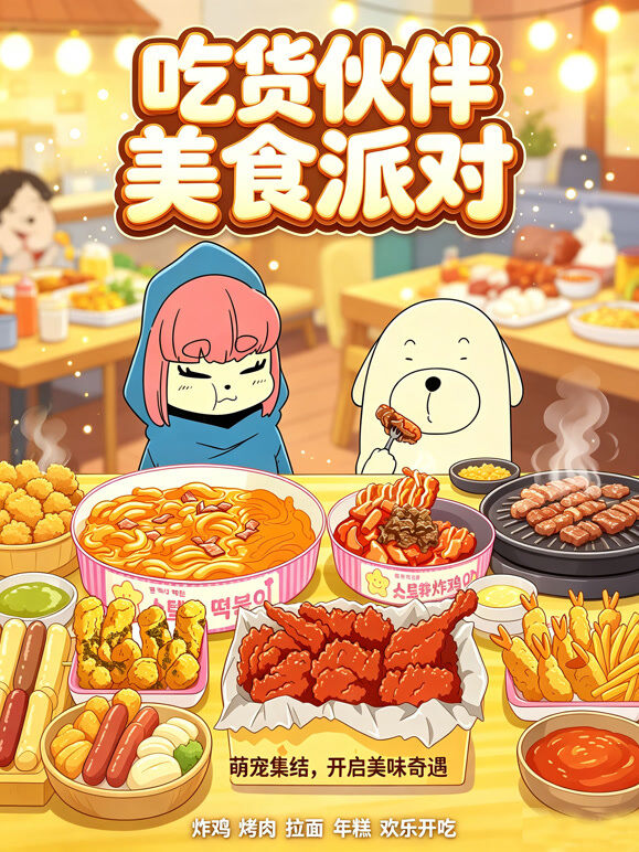 吃货伙伴美食派对
