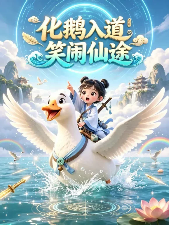 化鹅入道，笑闹仙途动漫海报