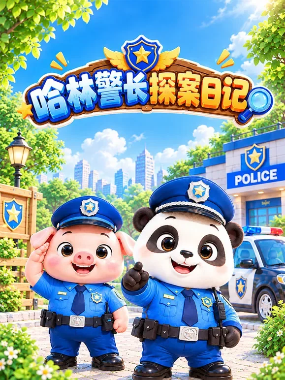 哈林警长探案日记动漫海报