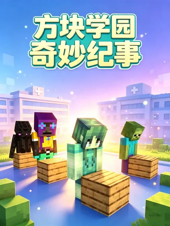 方块学园奇妙纪事动漫海报