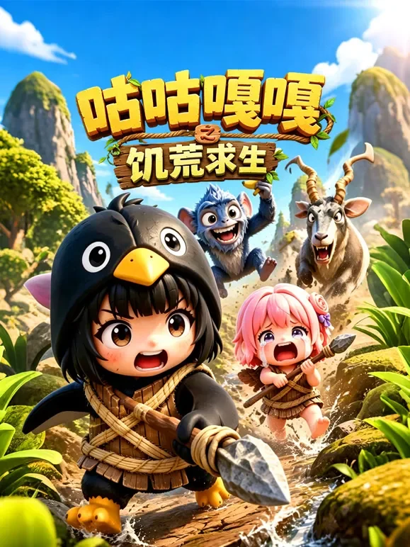 咕咕嘎嘎之饥荒求生动漫海报