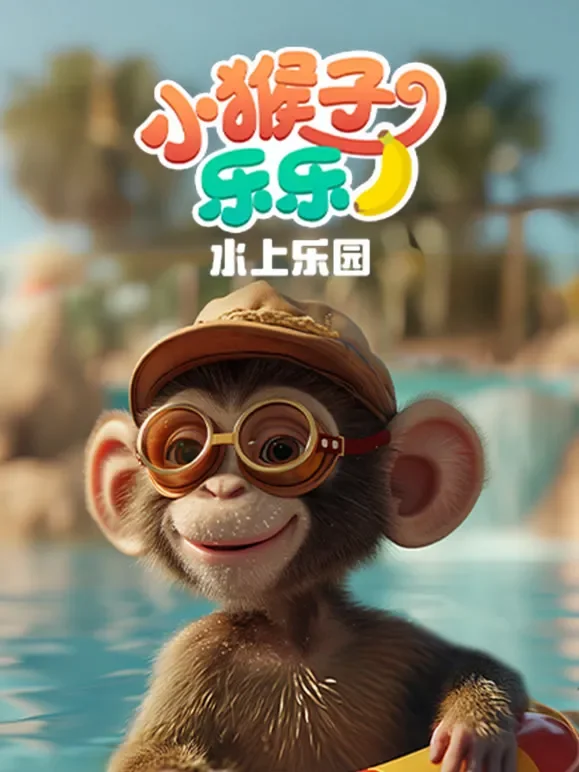 小猴子乐乐之水上乐园动漫海报