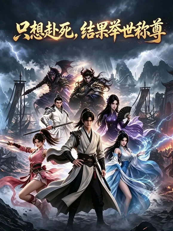 只想赴死，结果举世称尊动漫海报