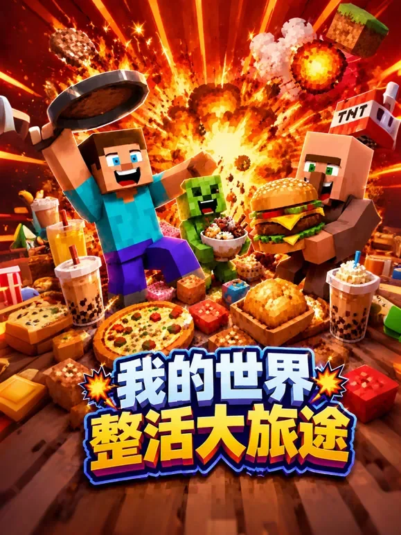 我的世界整活大旅途动漫海报