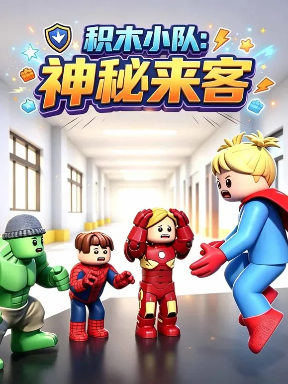 积木小队：神秘来客动漫海报