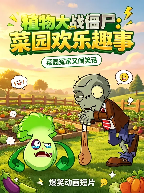 植物大战僵尸 ：菜园欢乐趣事动漫海报