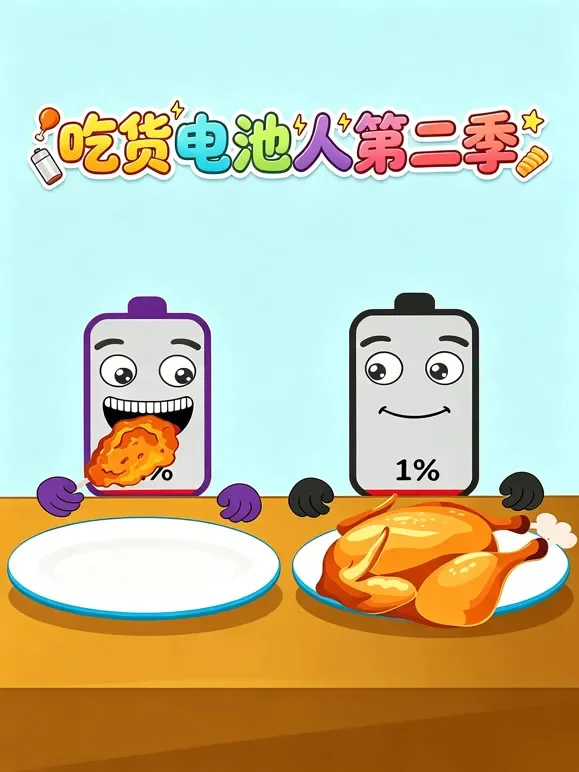 吃货电池人第二季动漫海报