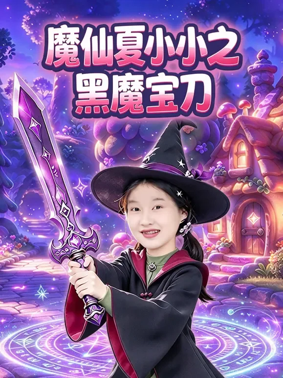 魔仙夏小小之黑魔宝刀动漫海报