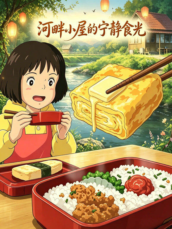 河畔小屋的宁静食光