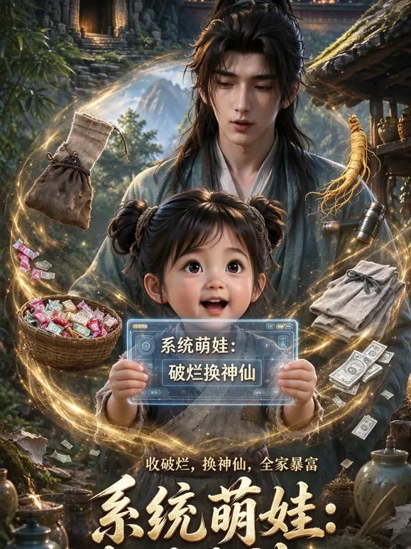 系统萌娃：破烂换神仙动漫海报