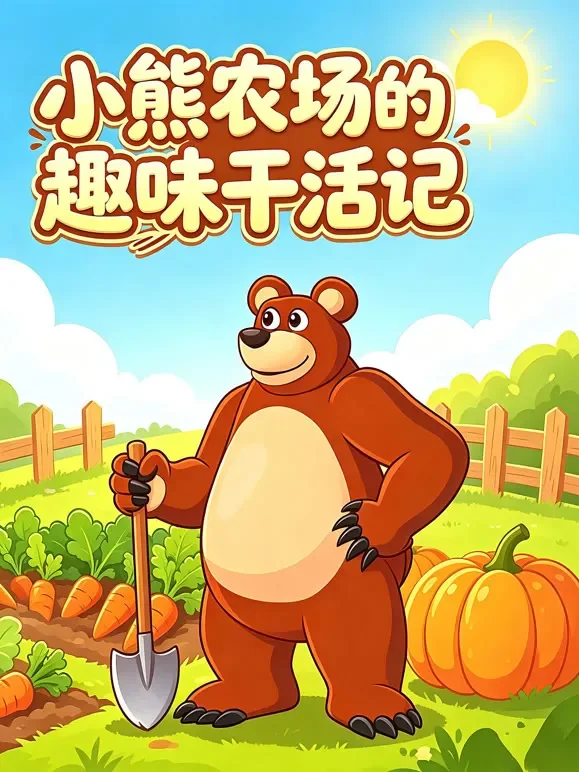 小熊农场的趣味干活记动漫海报