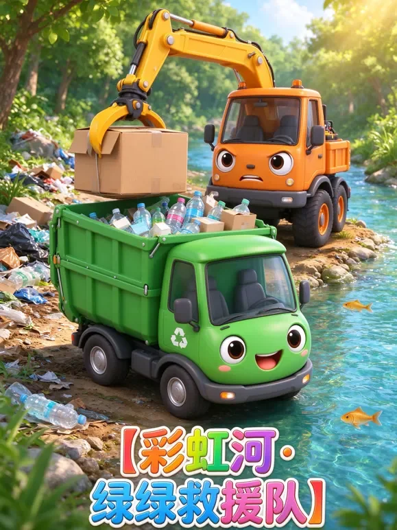 彩虹河绿绿救援队动漫海报