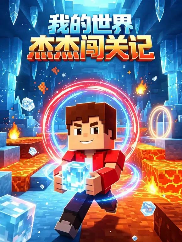 我的世界杰杰闯关记动漫海报