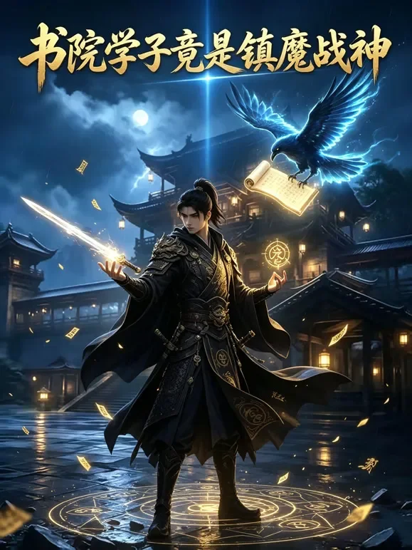 书院学子竟是镇魔战神动漫海报