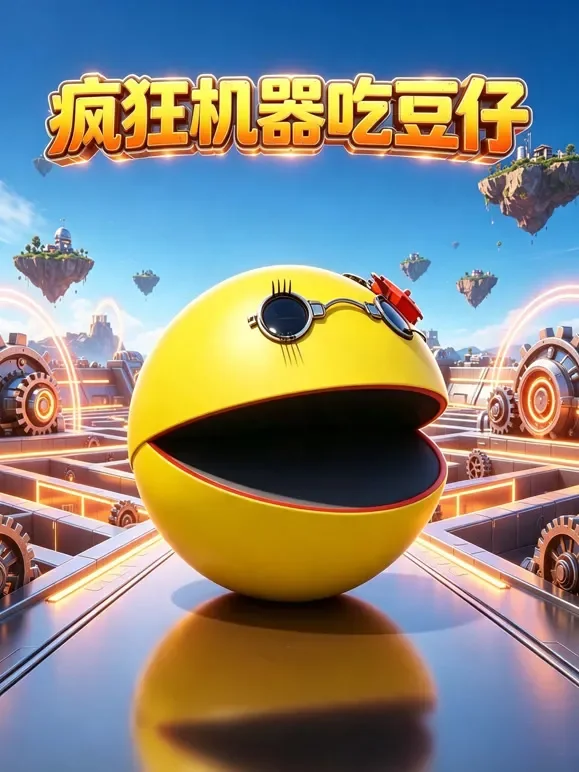 疯狂机器吃豆仔动漫海报