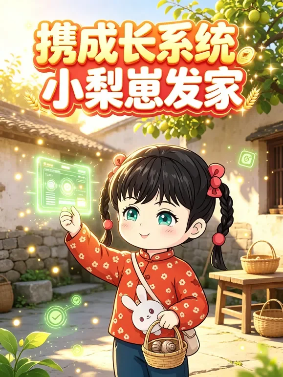 携成长系统，小梨崽发家动漫海报