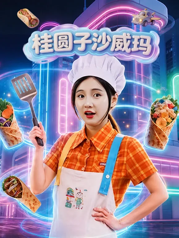 桂圆子沙威玛动漫海报