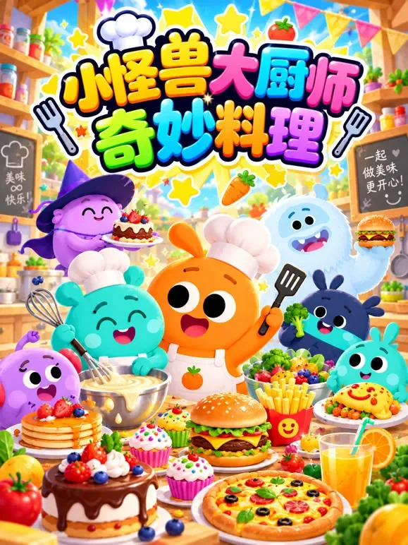 小怪兽大厨师奇妙料理动漫海报