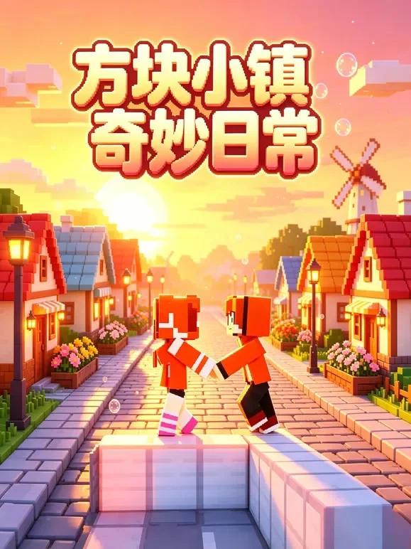 方块小镇奇妙日常动漫海报