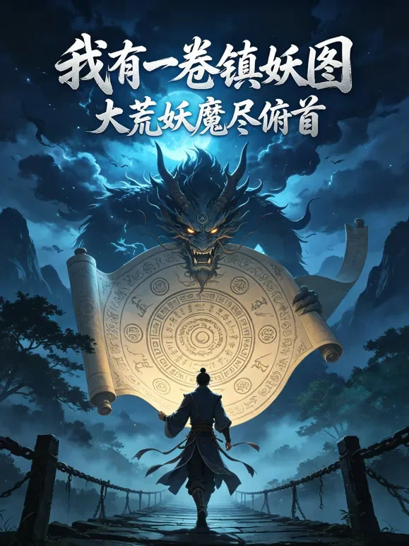 我有一卷镇妖图，大荒妖魔尽俯首动漫海报