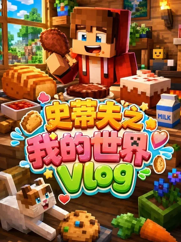 史蒂夫之我的世界Vlog动漫海报