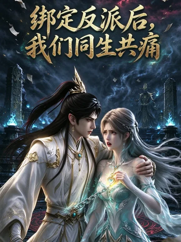 绑定反派后，我们同生共痛动漫海报