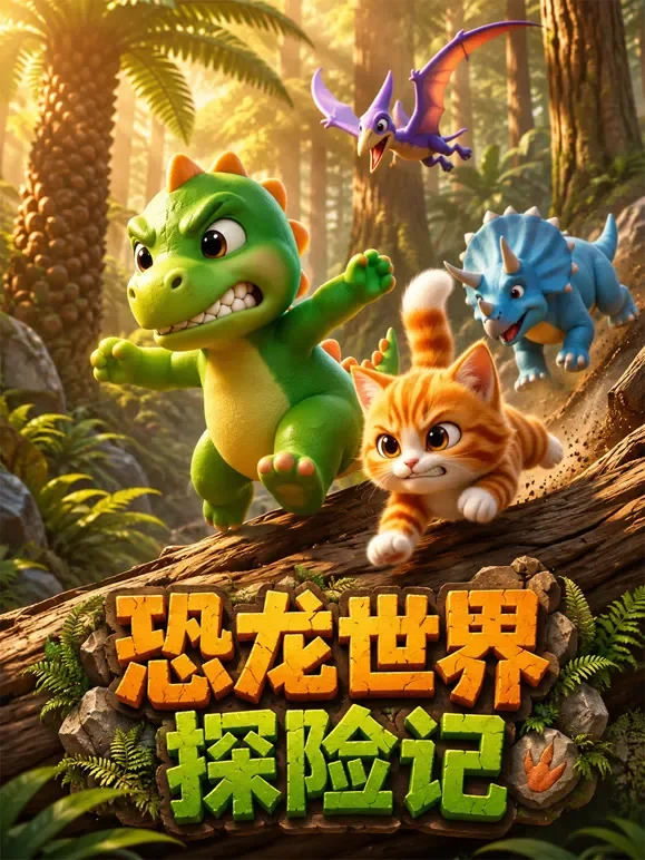 恐龙世界探险记动漫海报