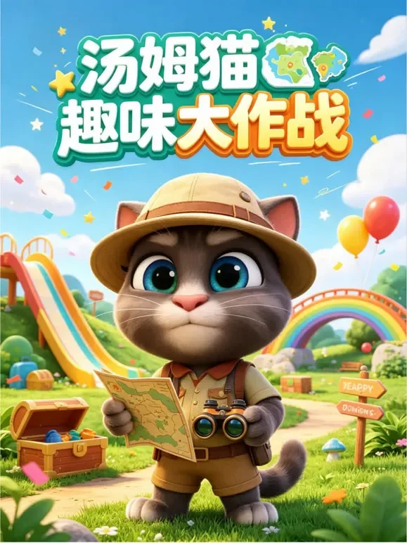 汤姆猫趣味大作战动漫海报
