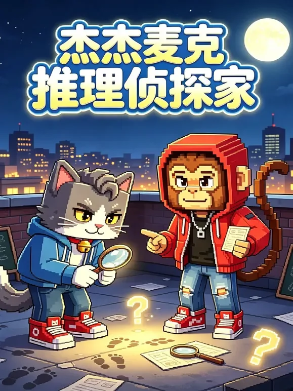 杰杰麦克推理侦探家动漫海报