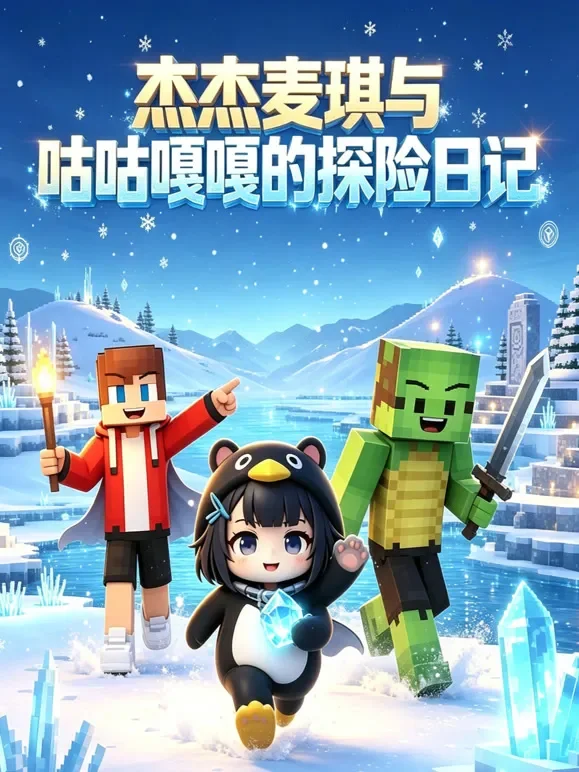 杰杰麦琪与咕咕嘎嘎的探险日记动漫海报