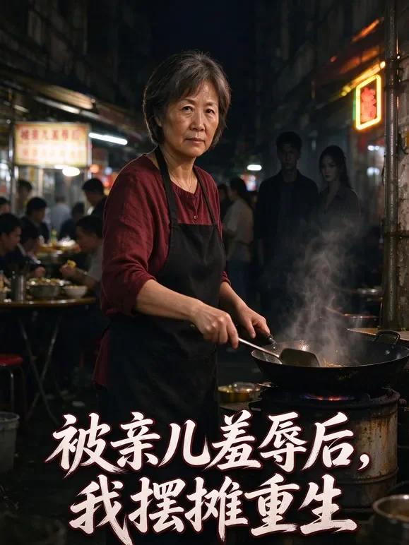 被亲儿羞辱后，我摆摊重生动漫海报
