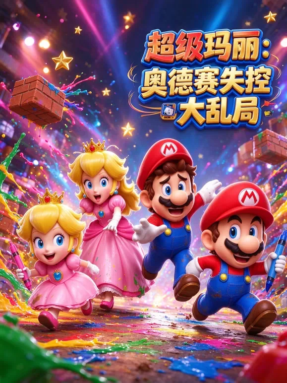 超级玛丽：奥德赛失控大乱局动漫海报