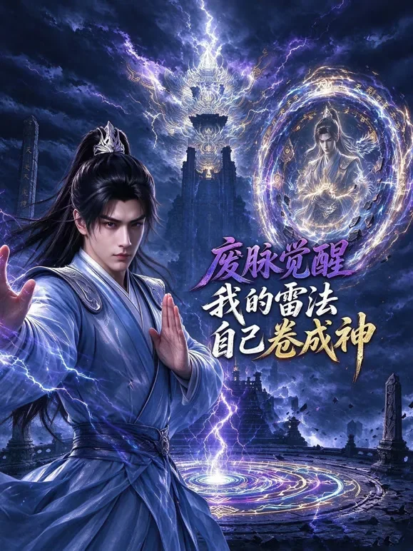 废脉觉醒，我的雷法自己卷成神动漫海报