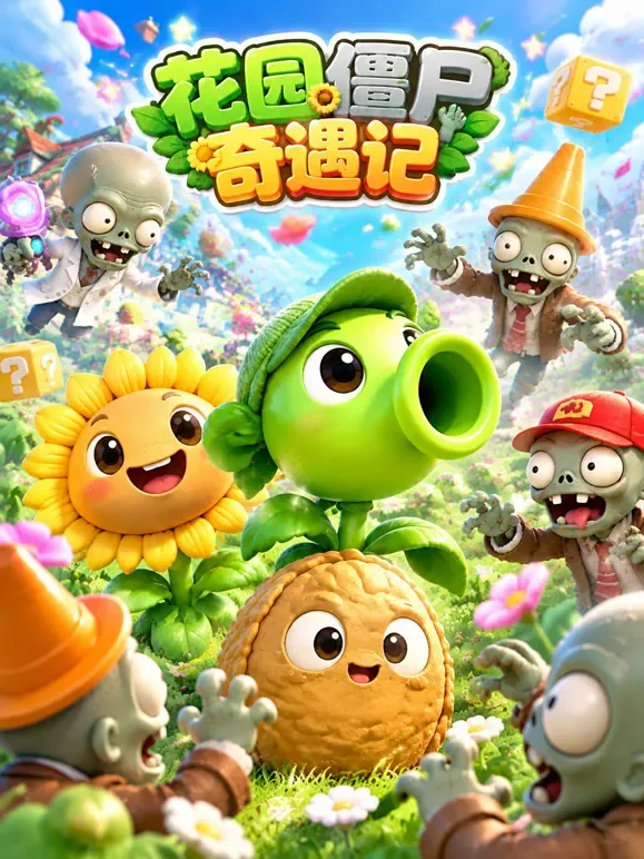 花园僵尸奇遇记动漫海报