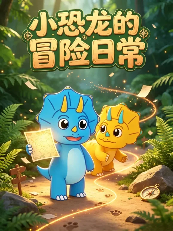 小恐龙的冒险日常动漫海报