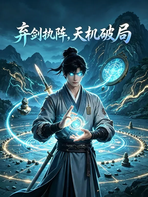 弃剑执阵，天机破局动漫海报