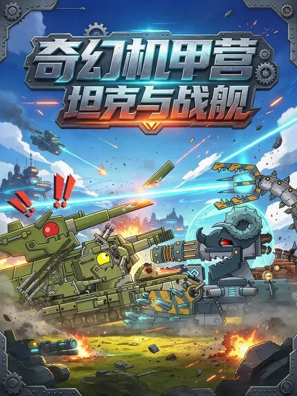 奇幻机甲营：坦克与战舰动漫海报