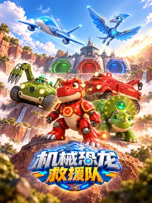 机械恐龙救援队动漫海报