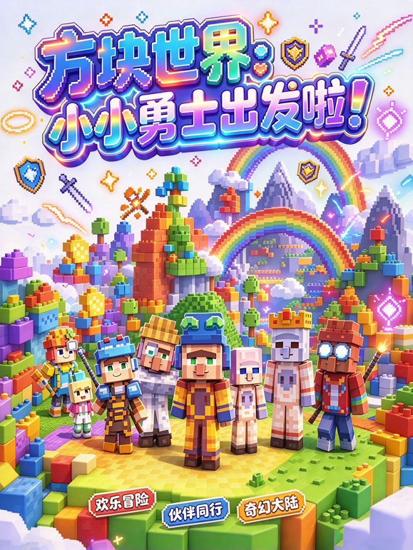 方块世界：小小勇士出发啦！