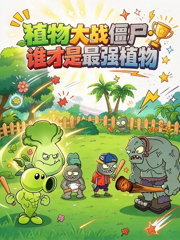 植物大战僵尸：谁才是最强植物动漫海报