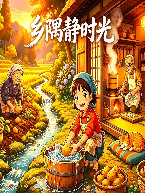 乡隅静时光动漫海报