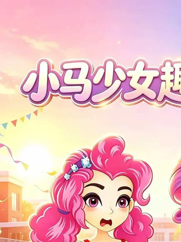 小马少女趣味日常动漫海报