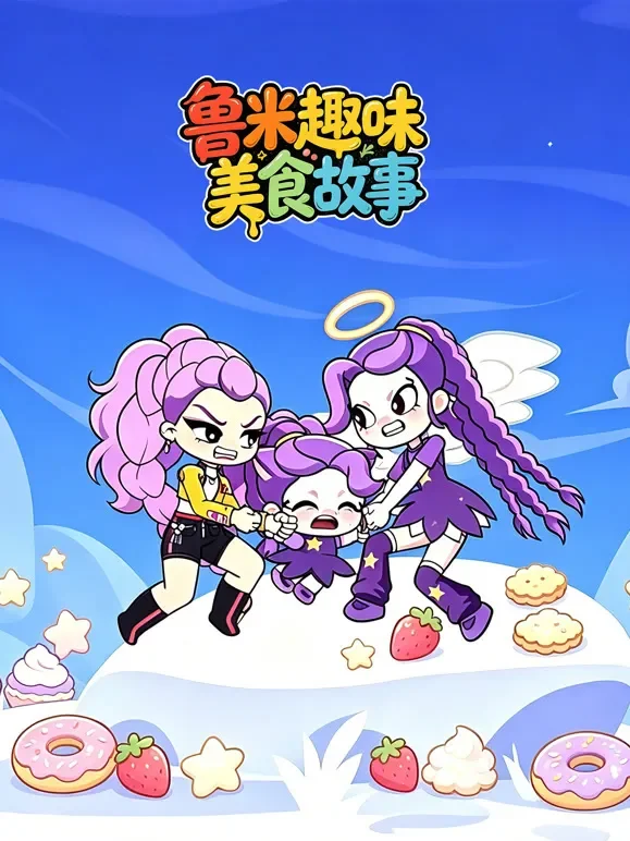 鲁米趣味美食故事动漫海报