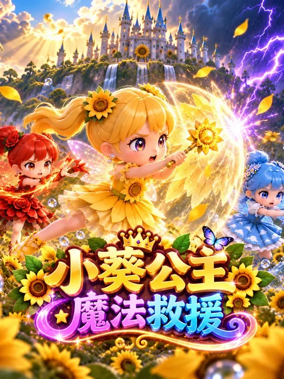 小葵公主魔法救援动漫海报