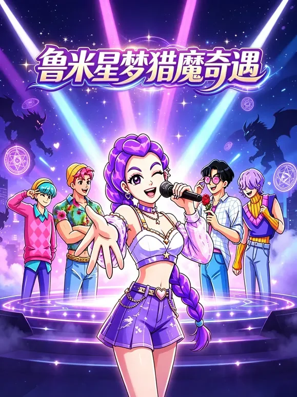 鲁米星梦猎魔奇遇动漫海报